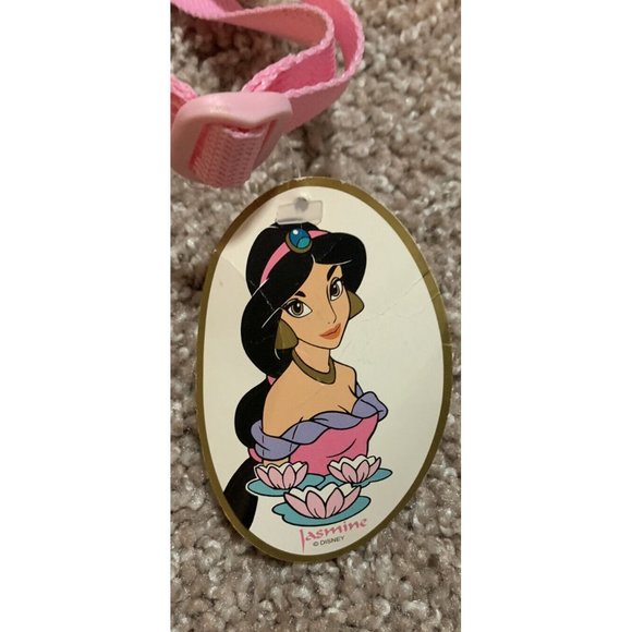 Vintage 1992 DISNEY Aladdin Jasmine Lotus Flower Lunch Box Kit W/ Thermos NWT - Picture 10 of 12